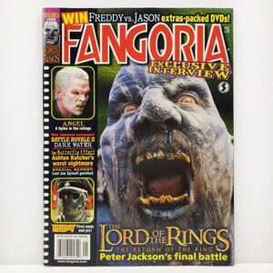 Fangoria Magazine #229 VTG Jan. 2004 Hellboy Lord of the Rings LOTR Angel Horror